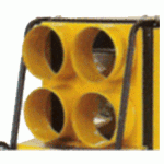 4514.238 Panel wylotu powietrza 4-drożny Ø 320 mm [ BV690 ]  