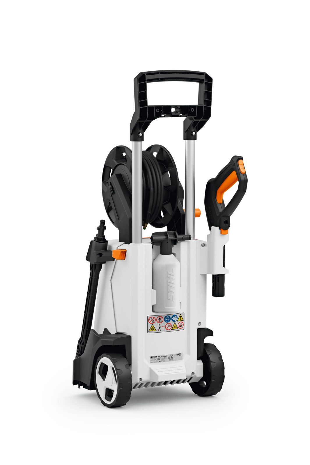 Myjka wysokociśnieniowa STIHL RE 110 Plus – ujęcie z tyłu pod kątem, Techfix Radom
