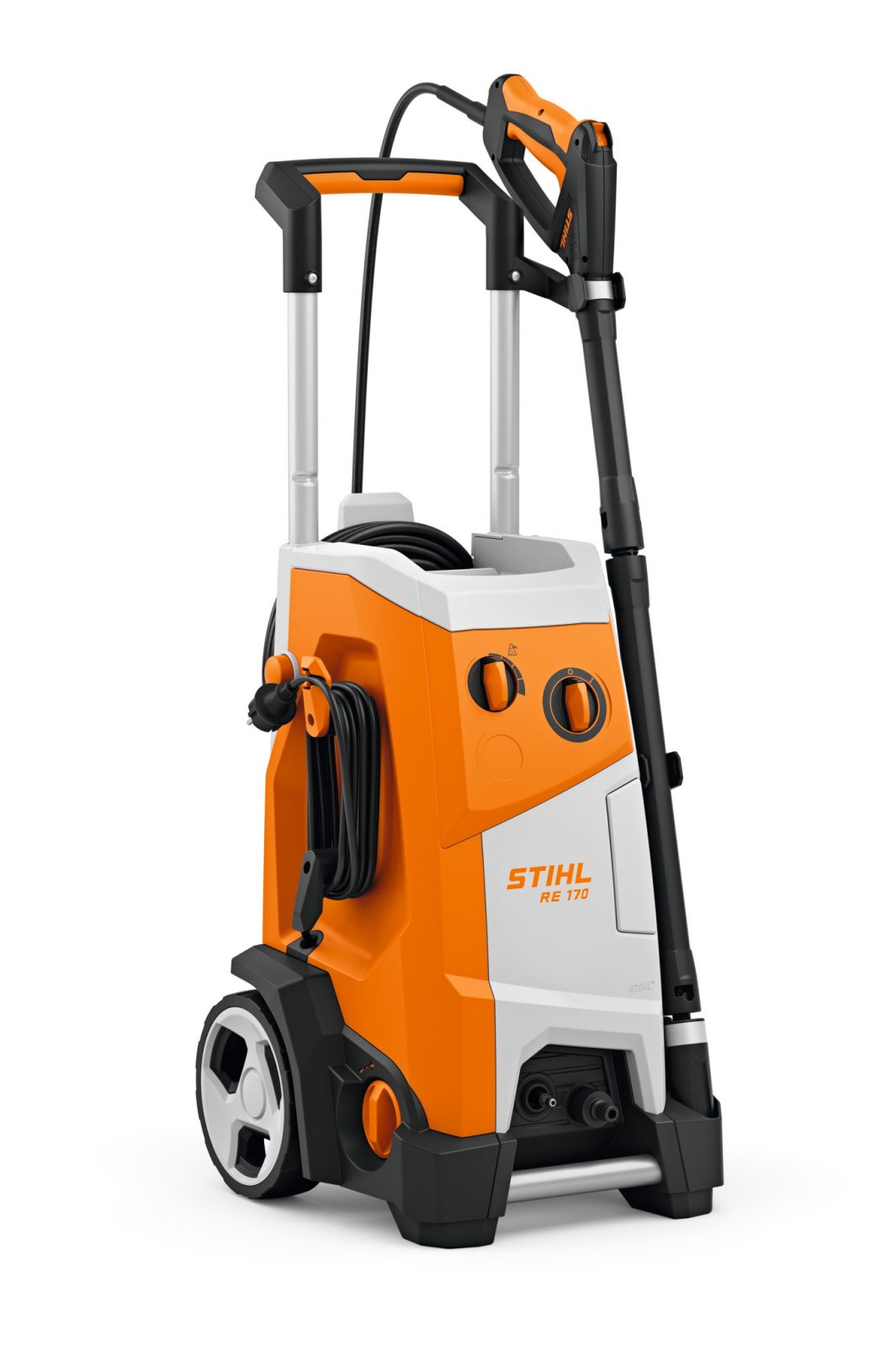Myjka wysokociśnieniowa STIHL RE 170 – widok z przodu na korpus i uchwyt, Techfix Radom