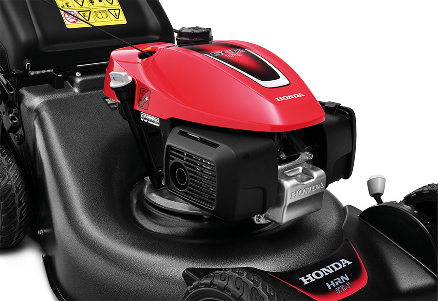 Kosiarka spalinowa Honda HRN 536C VKE – zbliżenie na silnik i obudowę, Techfix Radom