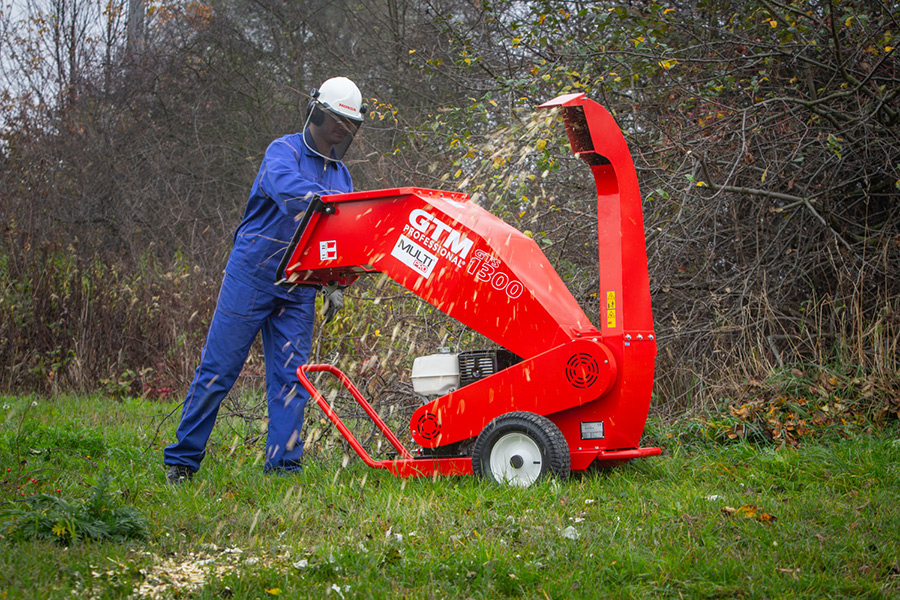 Honda GTS 1300 H rębak spalinowy silnik GX390 widok z boku - techfix Radom
