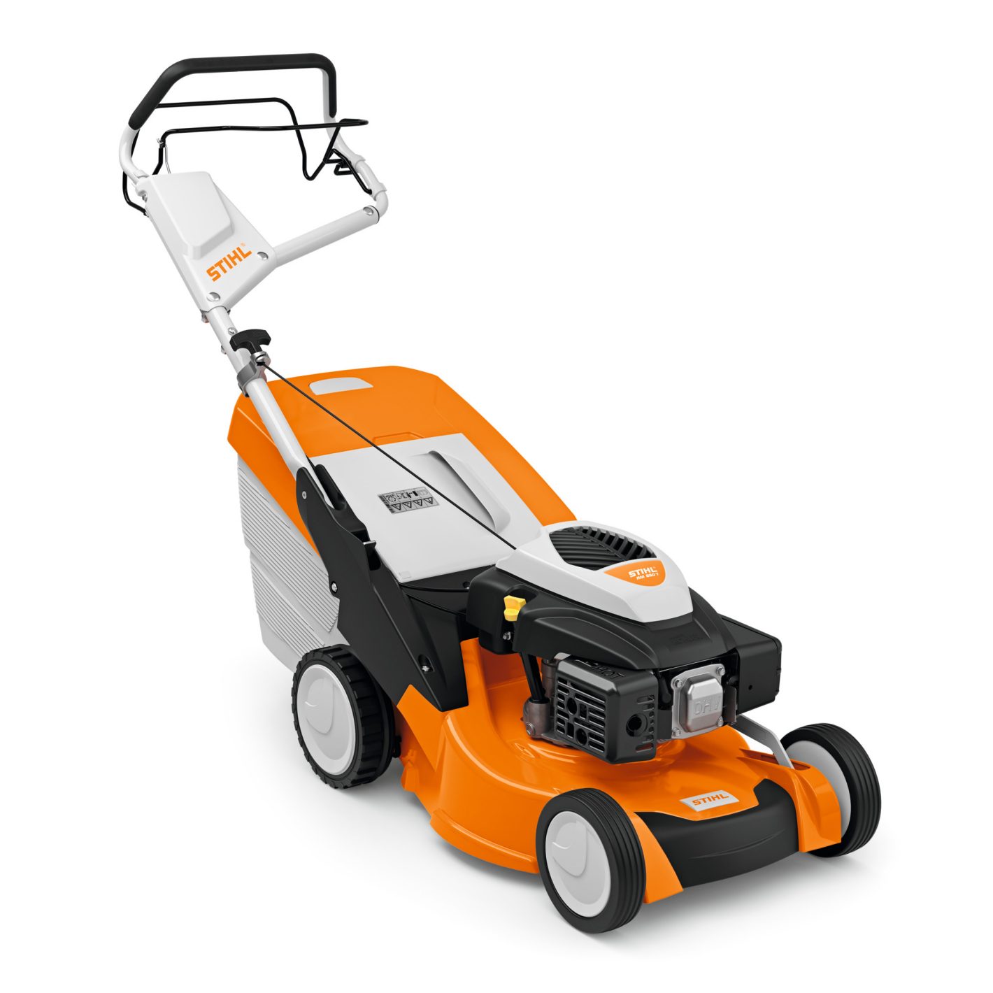 Kosiarka spalinowa STIHL RM 650 T – widok z przodu na korpus i uchwyt, sprzedaż Techfix Radom