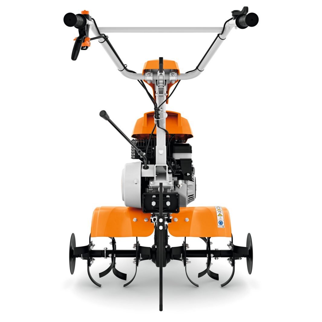 Glebogryzarka spalinowa STIHL MH 600 – widok z przodu na szerokość roboczą, serwis Techfix Radom