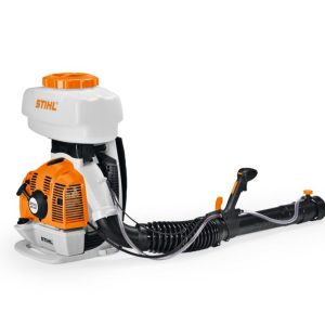 Opryskiwacz spalinowy STIHL SR 430 – widok z przodu na zbiornik i silnik, Techfix Radom