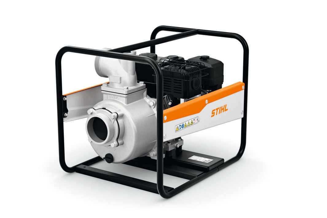 Pompa spalinowa STIHL WP 300 – widok z przodu pod kątem, Techfix Radom