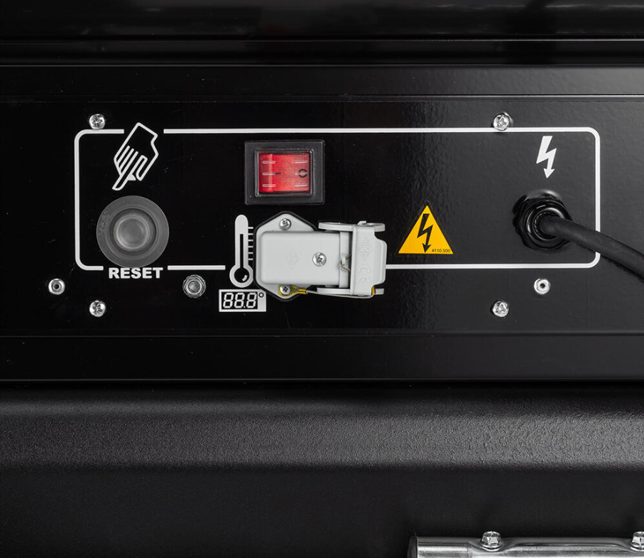 Nagrzewnica Master BV 110 – zbliżenie na pompę paliwa Danfoss i przewody przy tylnej kratce wentylatora, Techfix Radom