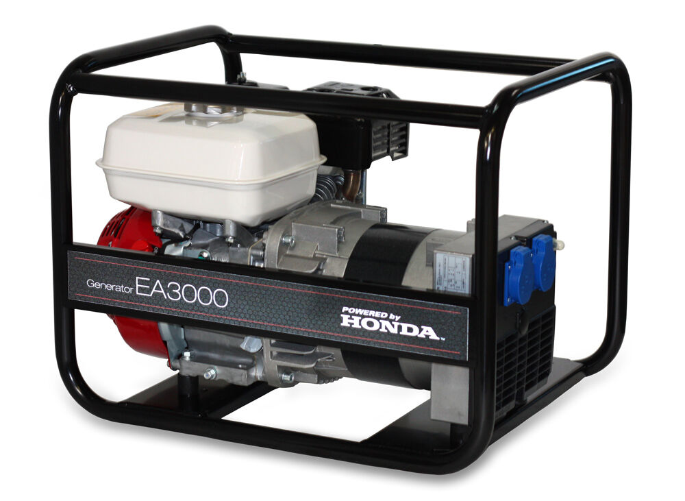 Agregat EA3000 z silnikiem Honda GX200 3 kW w stalowej ramie, Techfix Radom